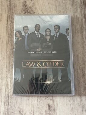 Law & Order Season 22 DVD - Black and Gold Cover